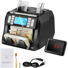 Compteuse d'Argent - DUOKU - AL-162A - Détection de Contrefaçon UV, MG, IR - Grand Écran LCD - 800 pièces/min