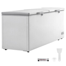 Vrieskist - DUOKU - BD-600 - Capaciteit 19,8 pi3 - Dubbele Deksel - Temperatuurinstelling 7 Niveaus