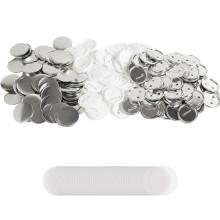 500 Stück 58 mm Nadelknöpfe - Duoku - für DIY-Buttons - Metall- und Kunststoffknöpfe - für maßgeschneiderte Abzeichen