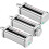 Pastamaker - DUOKU - ZA-NTK16 - Set van 3 - Roestvrij staal - Compatibel met KitchenAid mixer 1