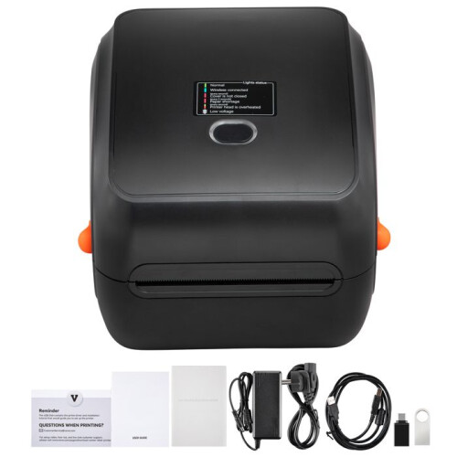 Impressora de etiquetas - DUOKU - Reconhecimento Automático - 300 DPI - Bluetooth - 4x6