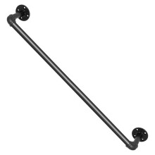 Rampa per scale - DUOKU - VV-GYGFS-HS2YC - Acciaio al Carbonio - Capacità 200 kg - Nero