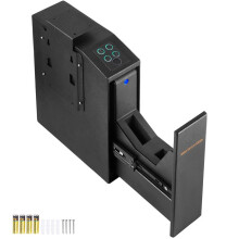 Coffre-fort pour Pistolets - DUOKU - AL300 - Biométrique - Accès par Empreinte Digitale - Noir