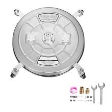 Limpiador de Superficie - DUOKU - 612 mm - Acero Inoxidable - 4 Ruedas - Para Hormigón