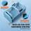 Barraca de Camping - DUOKU - 8,5 x 4,8 x 3,3 m - 8 lugares - Automática - Azul 5