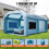Barraca de Camping - DUOKU - 8,5 x 4,8 x 3,3 m - 8 lugares - Automática - Azul 6