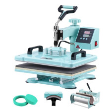 Hete Pers 5 in 1-Duoku-30 x 38 cm-Hitteoverdrachtsmachine-Digitale Besturing-360 Schommelfunctie