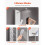 Douchekolom - DUOKU - 7002FL - Regeneffect Handdouche - Geborsteld RVS - Hoge Druk 4