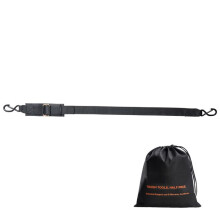 Cinghie di ancoraggio a cricchetto retrattili-Duoku-2 po x 4 pi-Pacchetto di 2-Cinghie di ancoraggio a cricchetto robuste