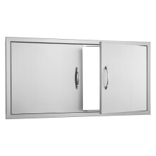 Puerta de acceso - DUOKU - BH-019 - Acero Inoxidable - 1067 x 534 mm - 6 kg