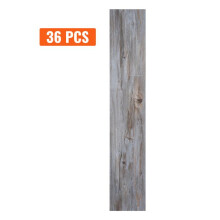 Placas de Piso em PVC - DUOKU - DW5014 - 36 peças - 36 x 6 polegadas - Aparência de Madeira Vintage