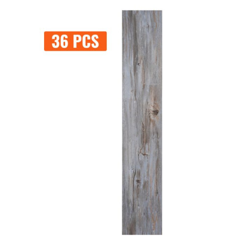 Placas de Piso em PVC - DUOKU - DW5014 - 36 peças - 36 x 6 polegadas - Aparência de Madeira Vintage