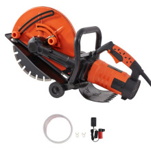 Serra de Concreto Elétrica-Duoku-16 po-Motor 3200 W 15 A-Profundidade de Corte Ajustável de 6 po-Disco Úmido-para Pedra, Tijolo
