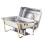 Warmteplaat - DUOKU - HZ-433B - 4 Stukken - RVS - 7,5 L 1