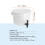 Distributore di Bevande - DUOKU - 3 Galloni - Set di 2 - Plastica - Rubinetto e Coperchio 2