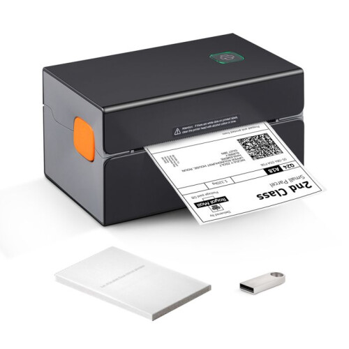 Impressora de etiquetas - DUOKU - Reconhecimento Automático - 300 DPI - Bluetooth - Preto