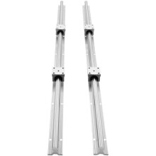 Ensemble de Rails Guidage Linéaires-Duoku-SBR20 1200 mm-2 Rails 47,2"+ 4 Blocs SBR20UU-Rails et Roulements de Précision