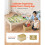 Table d'activités - DUOKU - AC7559 - 120 pièces - Bois - Rangement pliable 6