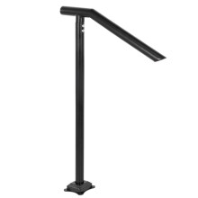 Rampetta - DUOKU - DLZ-3STEP - Esterna - Parapetto in Acciaio Nero - 1 a 3 Scalini