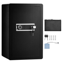 Coffre-fort 99 L - DUOKU - Serrure à Clé et Mot de Passe - Sac Ignifuge, Porte-Clés, Lumière LED