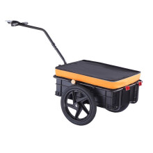Remorque de Vélo-Duoku-Capacité de 88 lb-Chariot de Vélo Robuste-Pliable pour un Rangement Facile-Attelage Universel-Roues de 16"