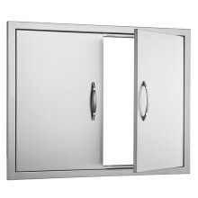 Puerta de acceso - DUOKU - BH-016 - Acero Inoxidable - 787 x 609 mm - Doble Pared Empotrada