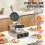 Wafelijzer - DUOKU - HT-1 - 1230 W - RVS - Antiaanbak - Temperatuurregeling 3