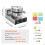 Wafelijzer - DUOKU - HT-1 - 1230 W - RVS - Antiaanbak - Temperatuurregeling 2