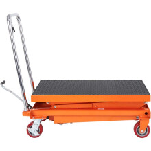 Carrinho de Mesa Elevatória Hidráulica-Duoku-Altura de Elevação 59-Elevador de Dupla Tesoura Manual-para uma Manipulação Eficiente