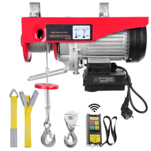 Guincho Elétrico-Duoku-600 kg-1150 W 220 V Guincho de Cabo de Aço-Comando Sem Fio-Altura de Elevação de 40 Pés
