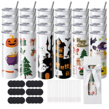 Gobelet à Sublimation - DUOKU - 590 ml - Acier Inoxydable - Personnalisable - Lot de 24 pièces