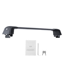 Barres Transversales de Toit - DUOKU - HJ-RB016-120CM - Capacité 90 kg - Aluminium - Noir
