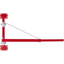 Braço de Suporte de Guindaste Elétrico-Duoku- Capacidade de 300 kg- com Poste- Estrutura em Aço- Braço de Levantamento Pivotante a 180