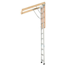 Dachleiter - DUOKU - Modell A9 - Aluminium - Tragfähigkeit 170 kg - Höhenverstellbar 3-3,13 m