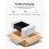 Évier de Cuisine - DUOKU - Modèle Sous Plan - Granit Noir - 76,2 cm - 1 Bac Unique 2