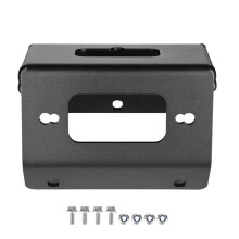 Suporte de guincho - DUOKU - Compatível com Honda Foreman - Capacidade 907 a 1633 kg - Aço 3,8 mm - Preto