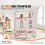 Trampolim - DUOKU - 55 polegadas - Mini Interno e Externo - Rede de Segurança - Cesta de Basquete 3