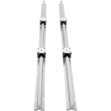 Conjunto de Trilhos de Guiagem Linear-Duoku-SBR16 800 mm-4 Blocos Deslizantes-2 Trilhos para Router CNC, Máquinas Automatizadas DIY