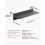 Servicetisch - DUOKU - 12" x 32" - Edelstahl - Außen - Fest 2