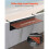 Servicetisch - DUOKU - 12" x 32" - Edelstahl - Außen - Fest 4