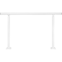 Rampa di scala - DUOKU - 5 Piedi - Alluminio Bianco - Regolabile 0-60 - Carico 70 kg