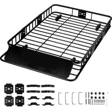 Portapacchi da Tetto-Duoku-Portabagagli da Tetto 64x39x6 po con Estensione-Capacità 200 lb-Portabagagli Universale per SUV e Camion