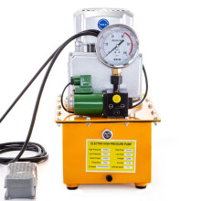 Elektrische Hydraulikpumpe - DUOKU - 750 W - 220 V - Einfacher Pedaleffekt - 7 L - 70 MPa