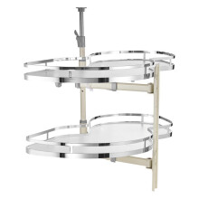 Organisateur d'Armoire d'Angle-Duoku-Aveugle à Droite Swing-Transformez Rangement de Votre Cuisine avec Facilité et Capacité