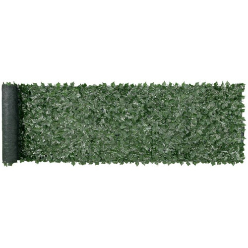 Chiusura di Riservatezza - DUOKU - Edera Artificiale - 1 x 4 m - Schermo Murale Verde - Tessuto Rete