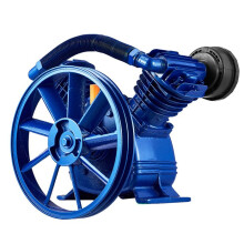 Luchtcompressor hoofd van Duoku-5,5 pk 5.75cfm 90psi-Oliegesmeerd Dubbel Cilinder Cilinder-Vorm Gietijzer