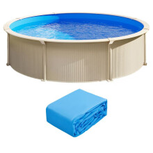Recubrimiento para Piscina - DUOKU - 460x120 cm - Vinilo Unibead - Resistente al Desgaste - Sobre el Suelo