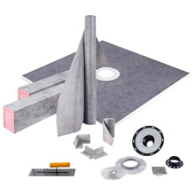 Borda de Chuveiro - DUOKU - VV-LYDZ-PVC4848Z - 48"x48" - Dreno em PVC - Grelha em Aço Inoxidável