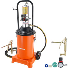 Pompe à Graisse-Duoku-3 Gallons 12 L-Fonctionnement Pneumatique-Tuyau de 13 pi et Pistolet à Graisse-Utilisation Efficace