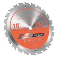 Cirkelzaagblad Ø 254 mm-Duoku-24 Tanden in Legering-As 15,875 mm-Precieze Afwerking-Uitgerust met Koelingopeningen